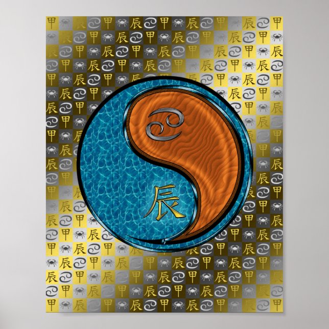 Poster Cancer e Dragão de Madeira (Frente)