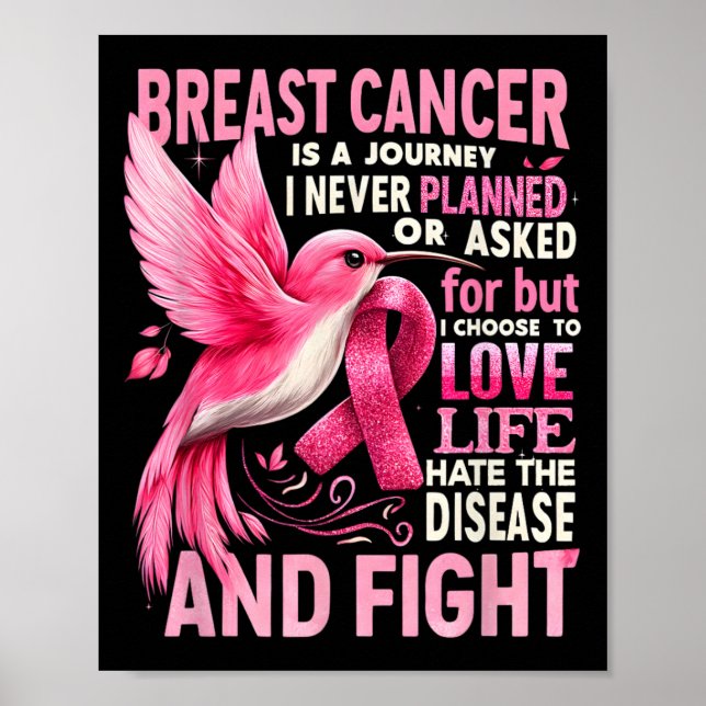Poster Cancer É Uma Viagem Que Eu Nunca Planejei Cancer D (Frente)