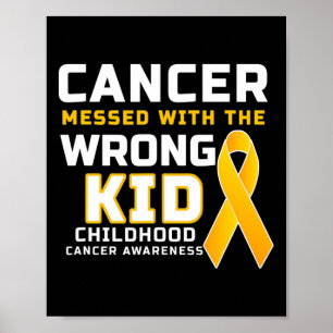 Poster Cancer Mensado Com O Cancer De Infância Errado