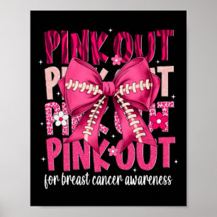 Poster Cancer Mês de Pé-rosa Arco M