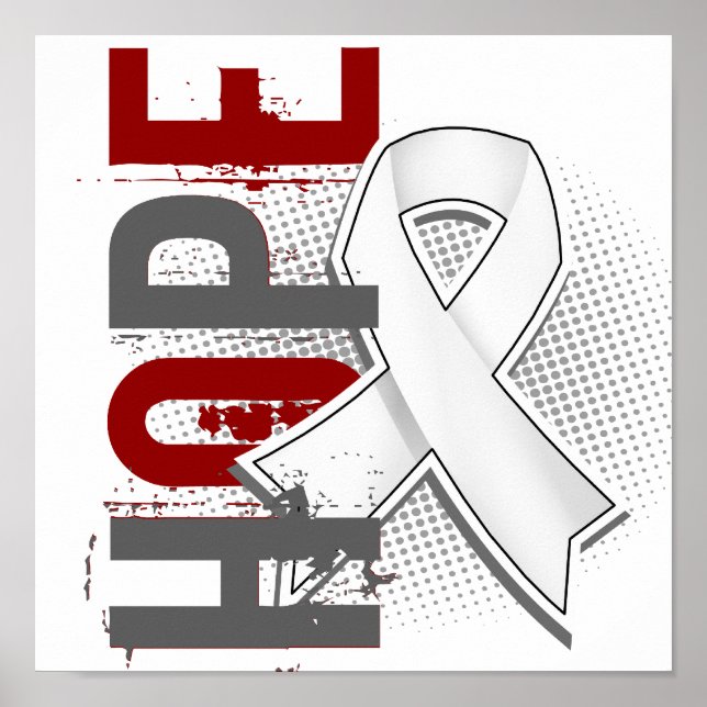 Pôster Cancer pulmonar de esperança 2 (Frente)