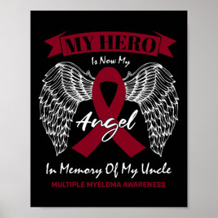 Poster Cancer Sanguíneo Em Memória Do Tio Mieloma Múltipl
