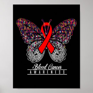 Poster Cancer Sanguíneo Sensibilização Borboletas Ofertas