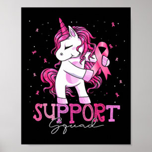 Poster Cancer Suporte Esquadrão Camisa Camisa Sensibiliza