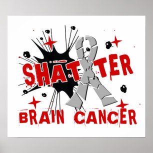 Pôster Cancro cerebral do fragmento