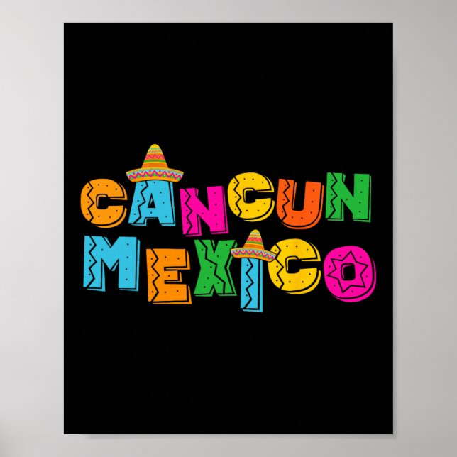 Poster Cancun México  (Frente)