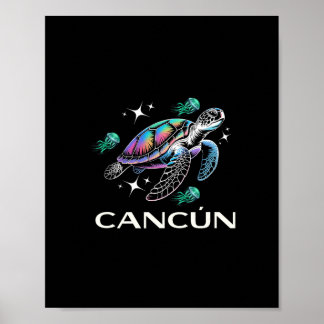Poster Cancún Mexico Vacationcancun 