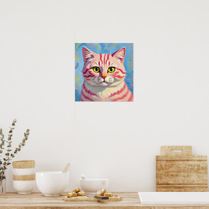 Poster "Candice" Uma Mística Disfarçada - Retrato Gato