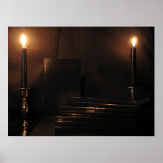 Poster candle light