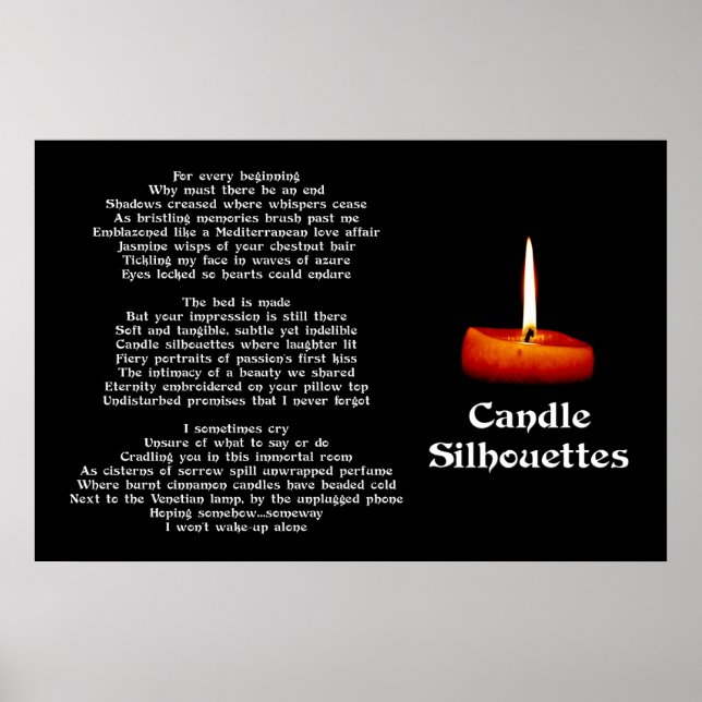 Poster Candle Silhouettes (Frente)