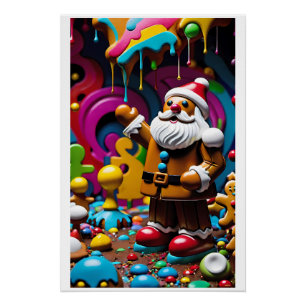 Pôster Candy Claus de Santa-Land
