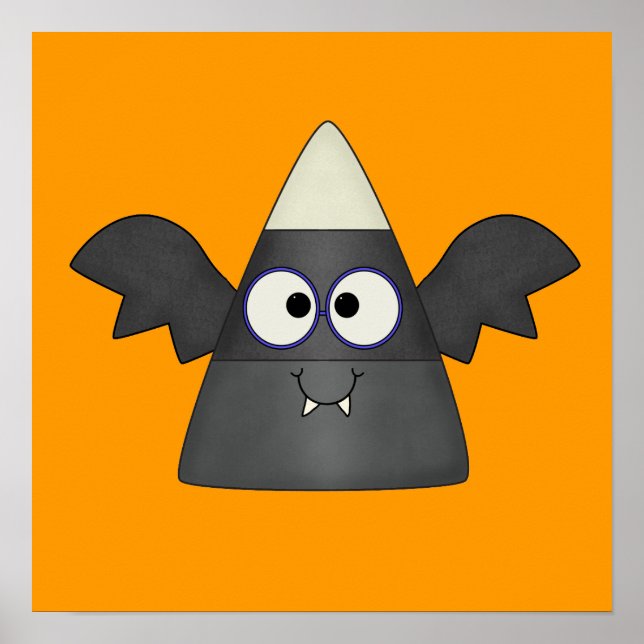 Pôster Candy Corn Bat (Frente)
