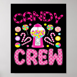 Poster Candy Crew Squad Feliz Garoto De Natal Matriz