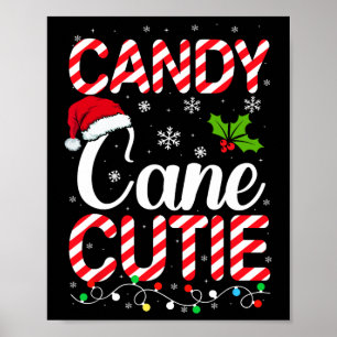Poster Candy Cutie Cutie Engraçada Natal Xmas Candy L