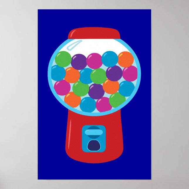 Poster Candy Gumball Machine (Frente)