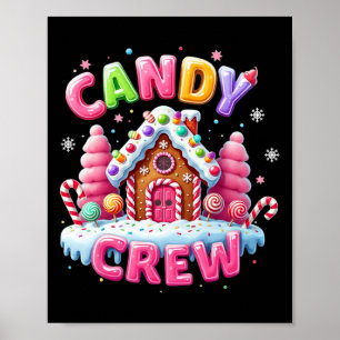 Poster Candy Land Candy Crew Docinho Candy Sq
