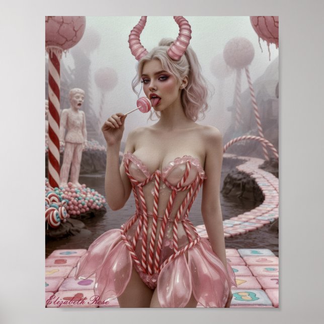 Poster Candyland, Want to Play? (Frente)