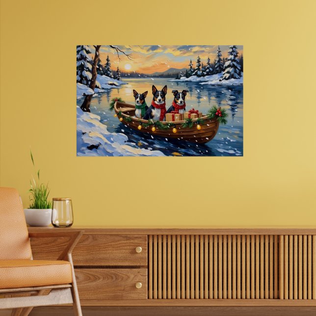 Poster Cane Corso Christmas Boat Holiday (Sala de Estar 2)