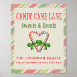 Poster Cane Lane Vintage Family Pastel