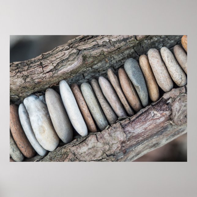 Pôster Caneca de cerveja und Holz (diagonal) (Frente)