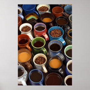 Poster canecas de café