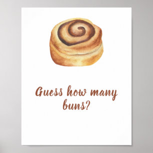 Poster Canela de ferrão - Adivinhem quantos pães