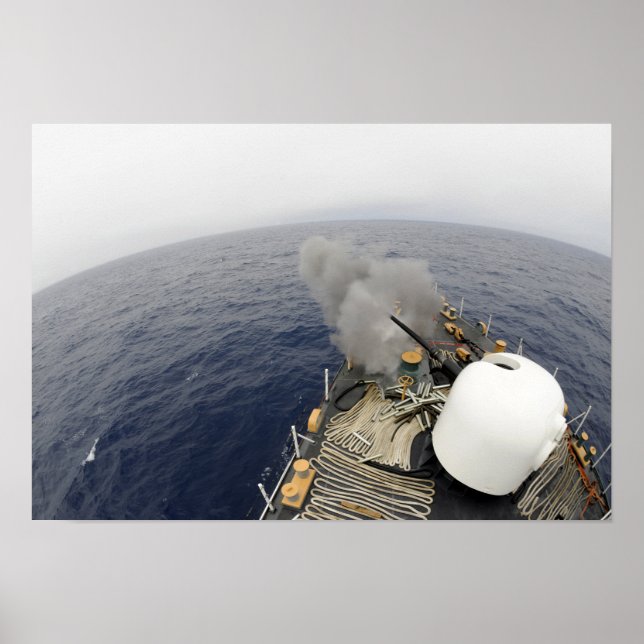 Pôster Canhão MK-75 76 mm (Frente)