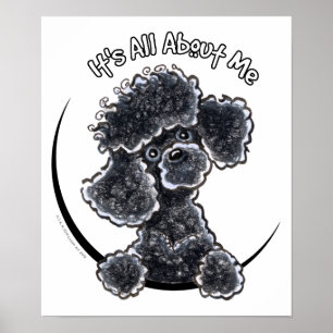 Poster Caniche de brinquedo preta IAAM