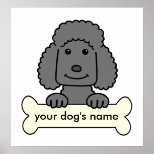 Poster Caniche personalizada