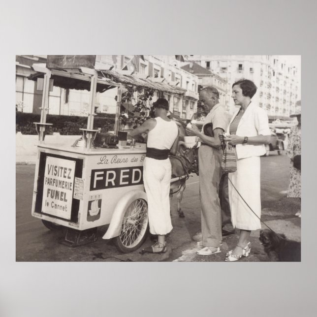Poster Cannes, França nos anos 30 (Frente)