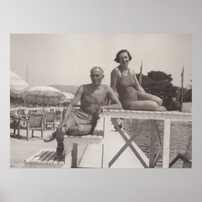 Poster Cannes, França nos anos 30 (Frente)