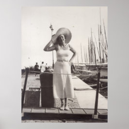 Pôster Cannes nos anos 30