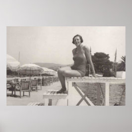 Pôster Cannes nos anos 30