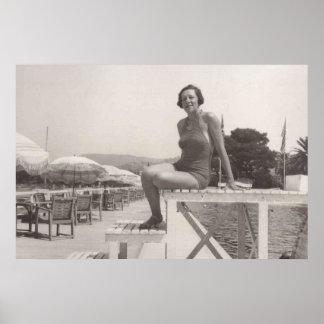 Pôster Cannes nos anos 30