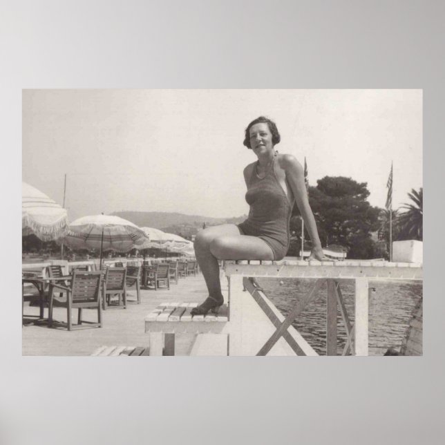 Pôster Cannes nos anos 30 (Frente)