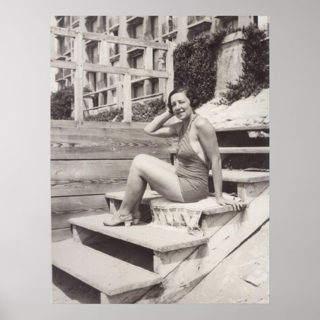 Pôster Cannes nos anos 30 (Frente)