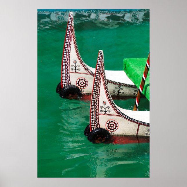Poster Canoa do Povo Aborígene (Frente)