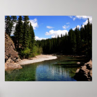 Canoe Meadows Kananaskis Canadá Foto