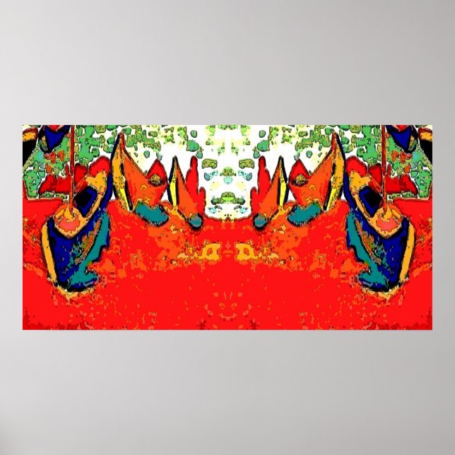 Pôster Canoeiros e Barcos (Frente)