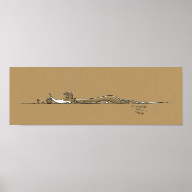 Pôster "Cansado" (Frente)