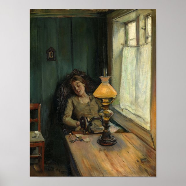 Poster Cansado | Christian Krohg | (Frente)