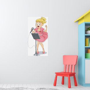 Poster Cantando Garota