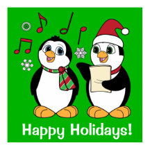 Cantando Pinguins de Natal