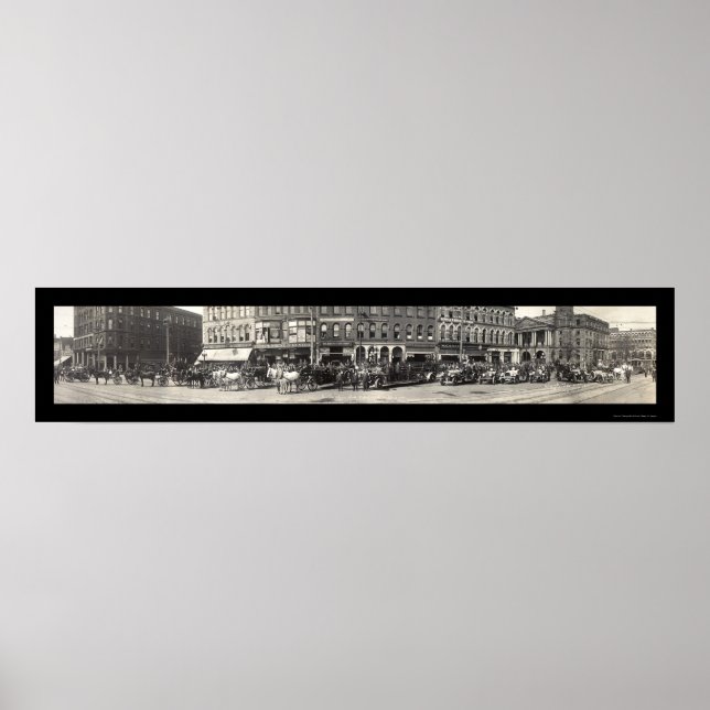 Poster Cantão OH Fire Dept Foto 1913 (Frente)