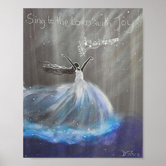 POSTER CANTE PARA O SENHOR COM ALEGRIA (Frente)