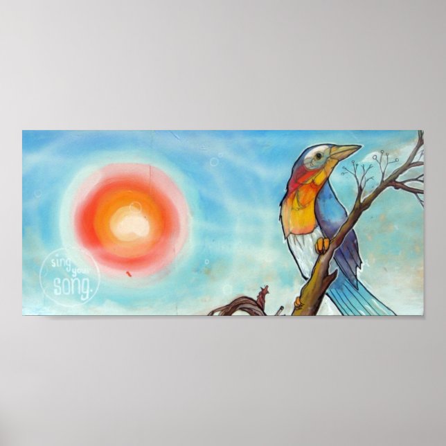 Pôster Cante Sua Música (Frente)