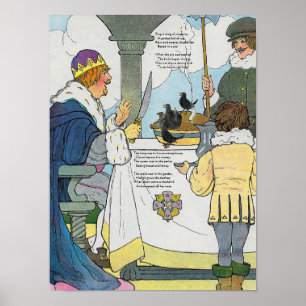 Poster Cante uma canção de Sessce Madre Goose Nursery Rhy