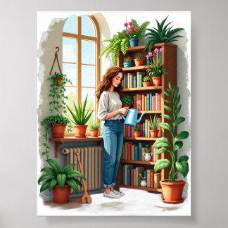 Poster Cantinho de jardinagem da mamãe das plantas - Jard