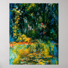 Poster Canto da Bacia das Ninfas - Claude Monet