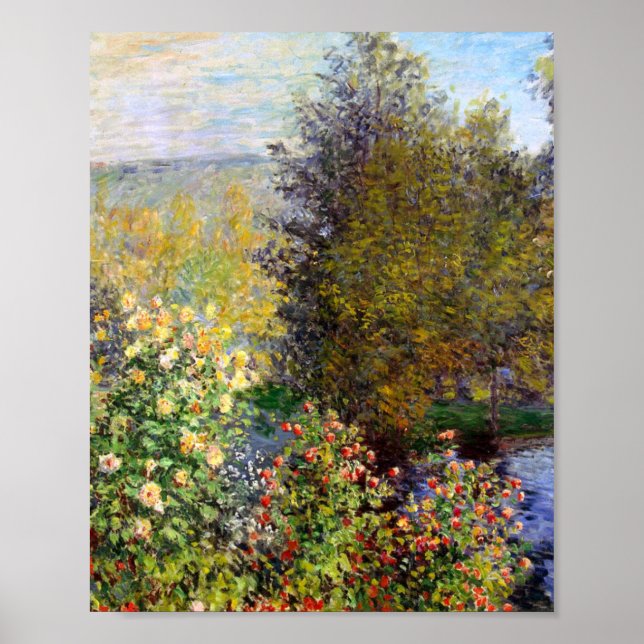 Poster Canto Do Jardim De Montgeron Claude Monet (Frente)